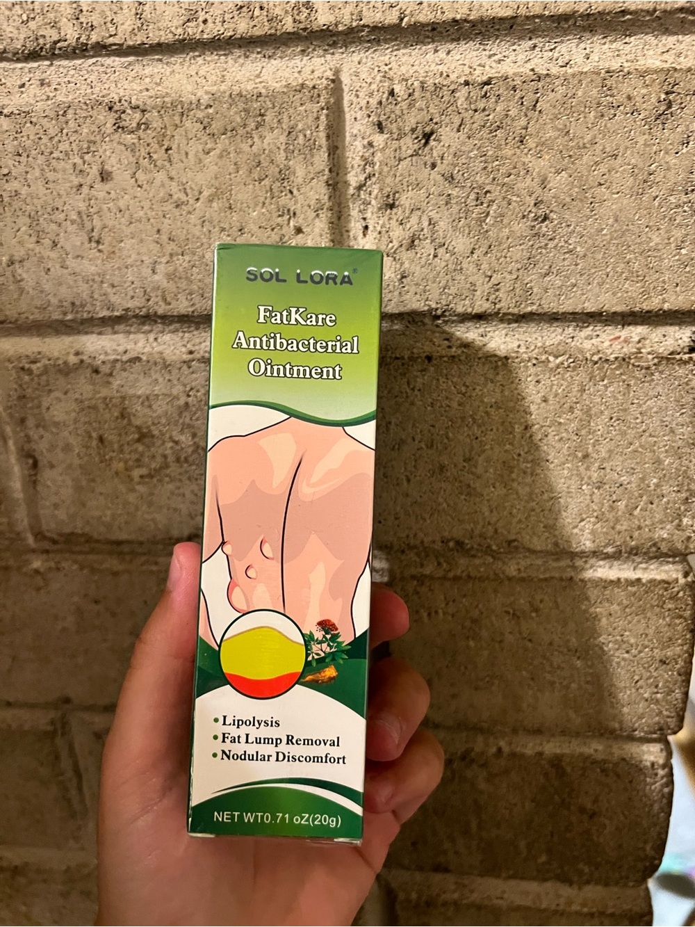 Sol Lora FatKare Antibacterial Ointment - Green Packaging